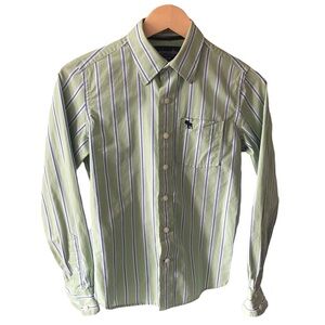 Abercrombie Striped Cotton Button-down Shirt